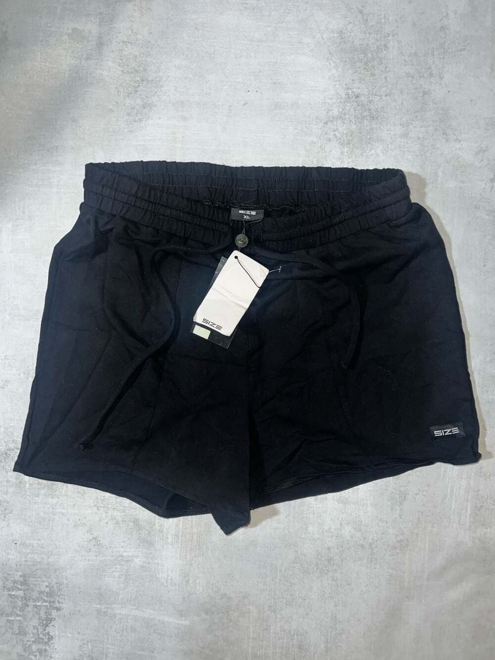 Size Up Apparel Official Women's Athletic Drawstring Shorts in Black